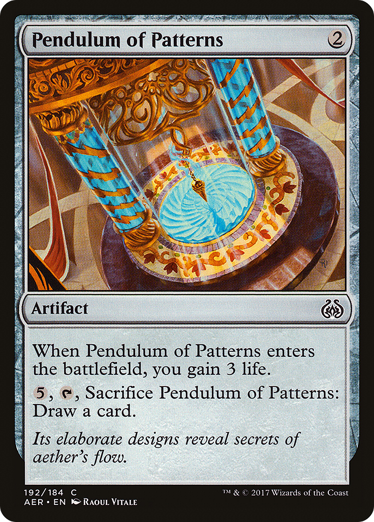 Pendulum of Patterns (AER-192) - Aether Revolt Foil
