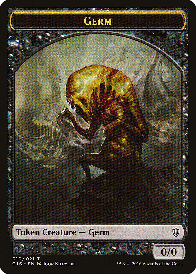 Germ // Spirit (006) Double-Sided Token (C16-10 // 6) - Commander 2016 Tokens