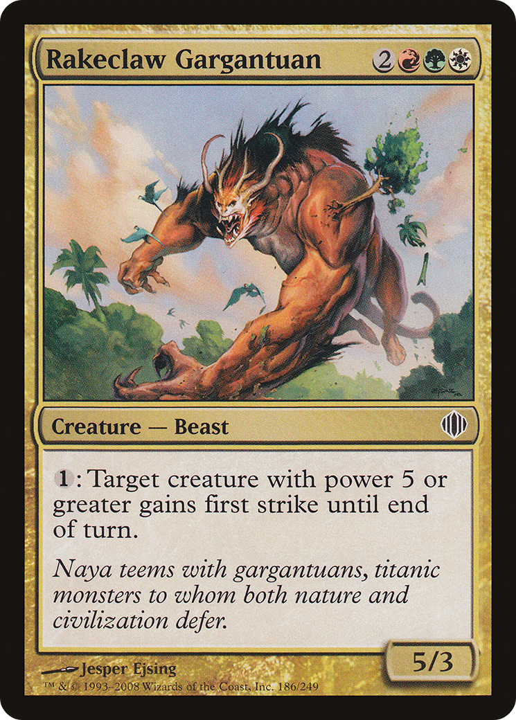 Rakeclaw Gargantuan (ALA-186) - Shards of Alara