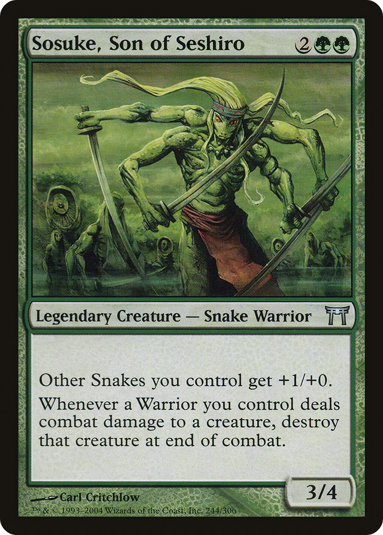Sosuke, Son of Seshiro (CHK-244) - Champions of Kamigawa