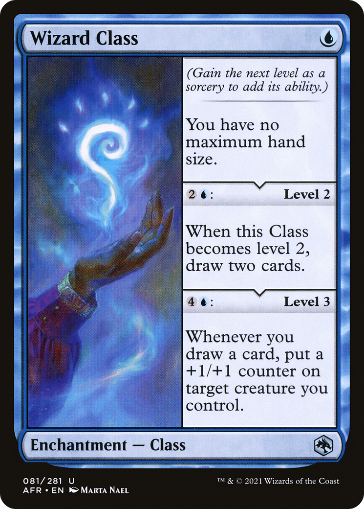 Wizard Class (AFR-081) - Adventures in the Forgotten Realms Foil