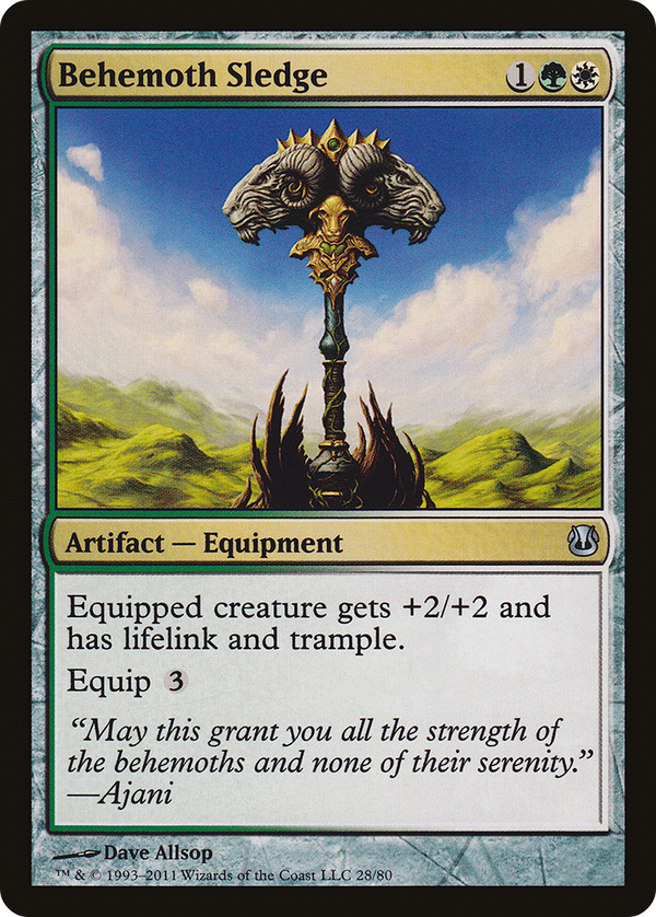 Behemoth Sledge (DDH-028) - Duel Decks: Ajani vs. Nicol Bolas