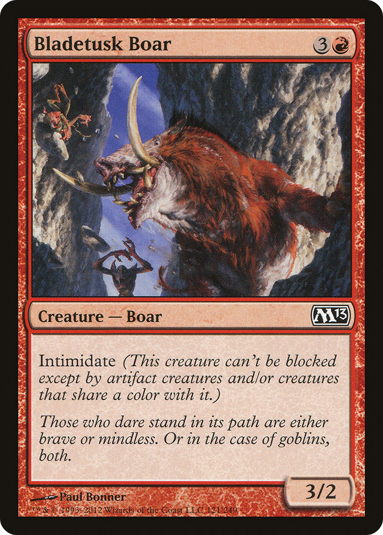 Bladetusk Boar (M13-121) - Magic 2013