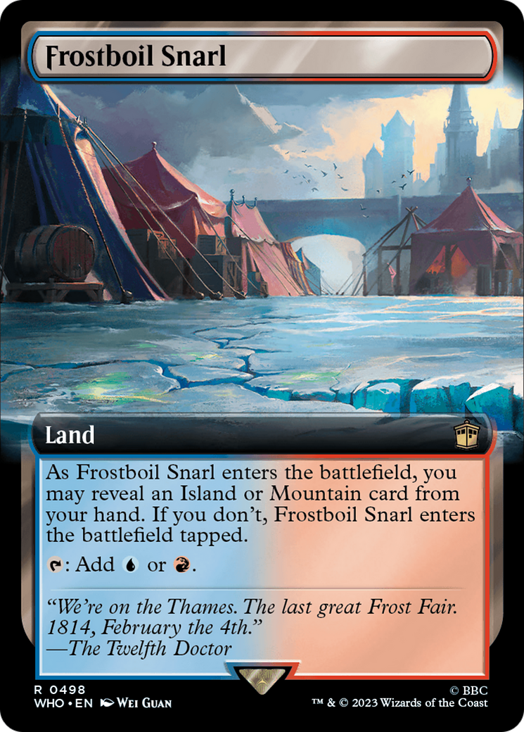 Frostboil Snarl (Extended Art) (WHO-498) - Doctor Who: (Extended Art) Foil