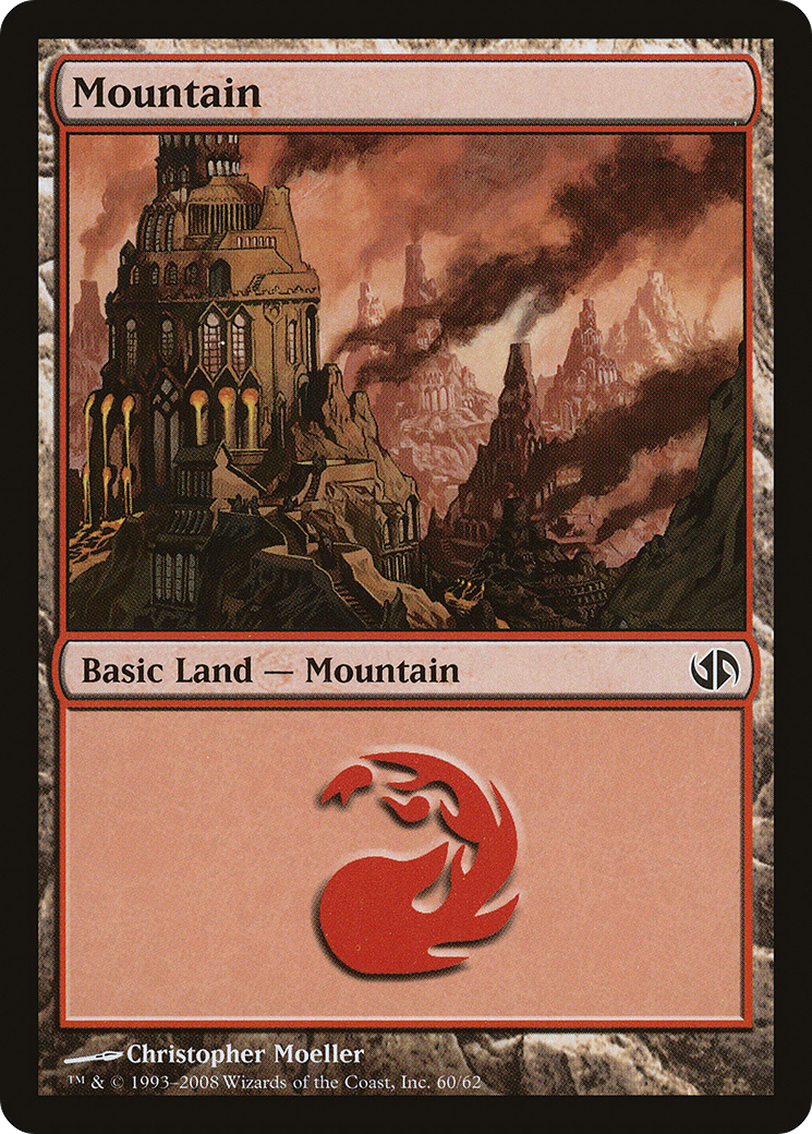 Mountain (60) (DD2-060) - Duel Decks: Jace vs. Chandra