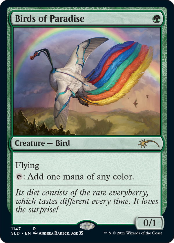 Birds of Paradise (1147) (SLD-1147) - Secret Lair Drop