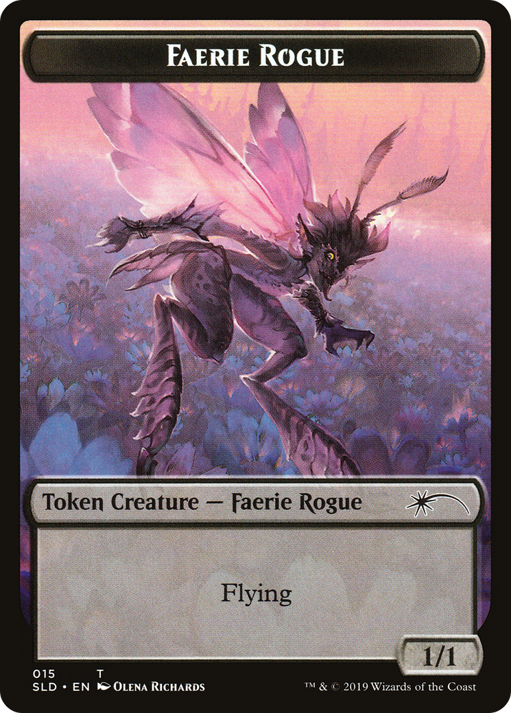 Faerie Rogue Token (015) (SLD-015) - Secret Lair Drop