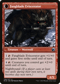 Fangblade Brigand (MID-139) - Innistrad: Midnight Hunt: (Double Faced Transform)