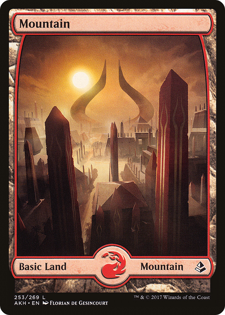 Mountain (253) - Full Art (AKH-253) - Amonkhet