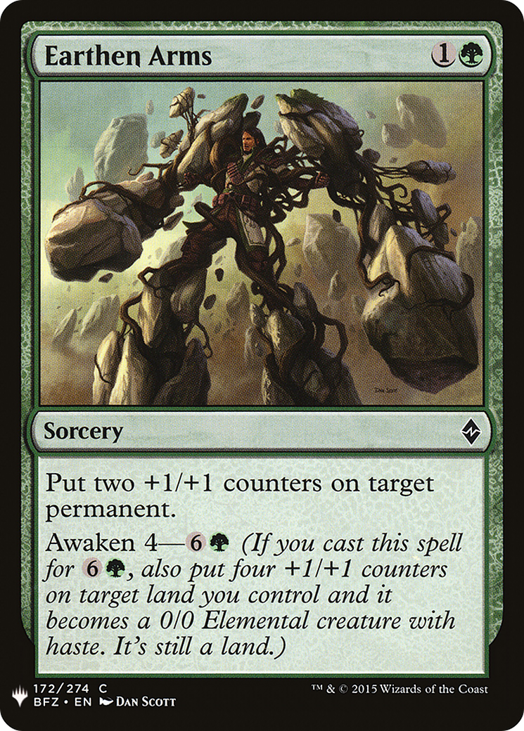 Earthen Arms (LIST-172) - The List