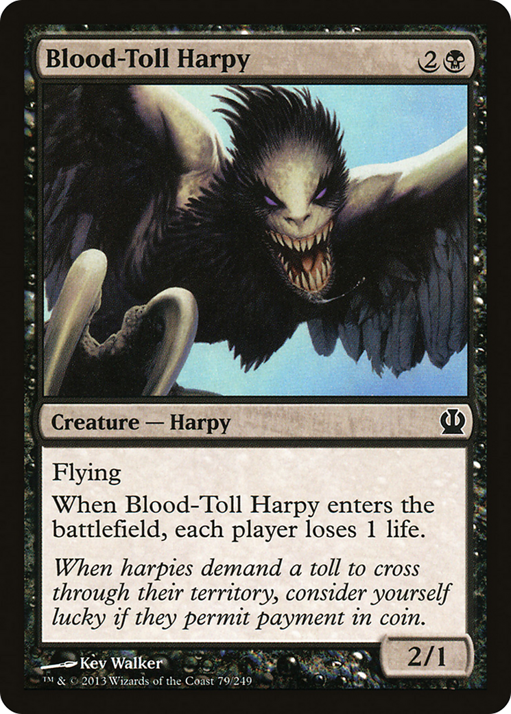 Blood-Toll Harpy (THS-079) - Theros