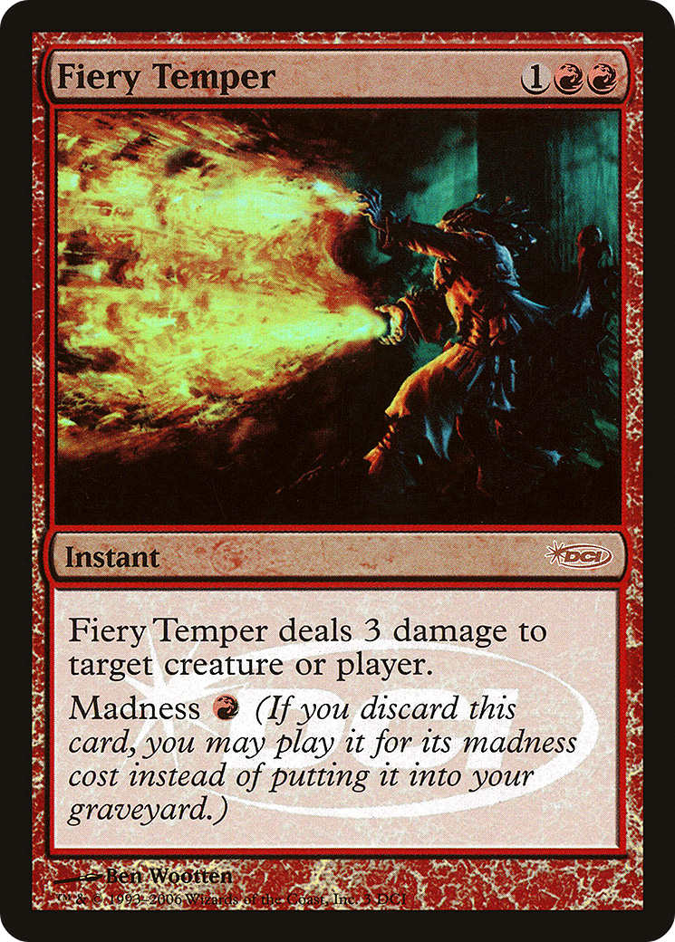 Fiery Temper (WPN-003) - DCI Promos Foil