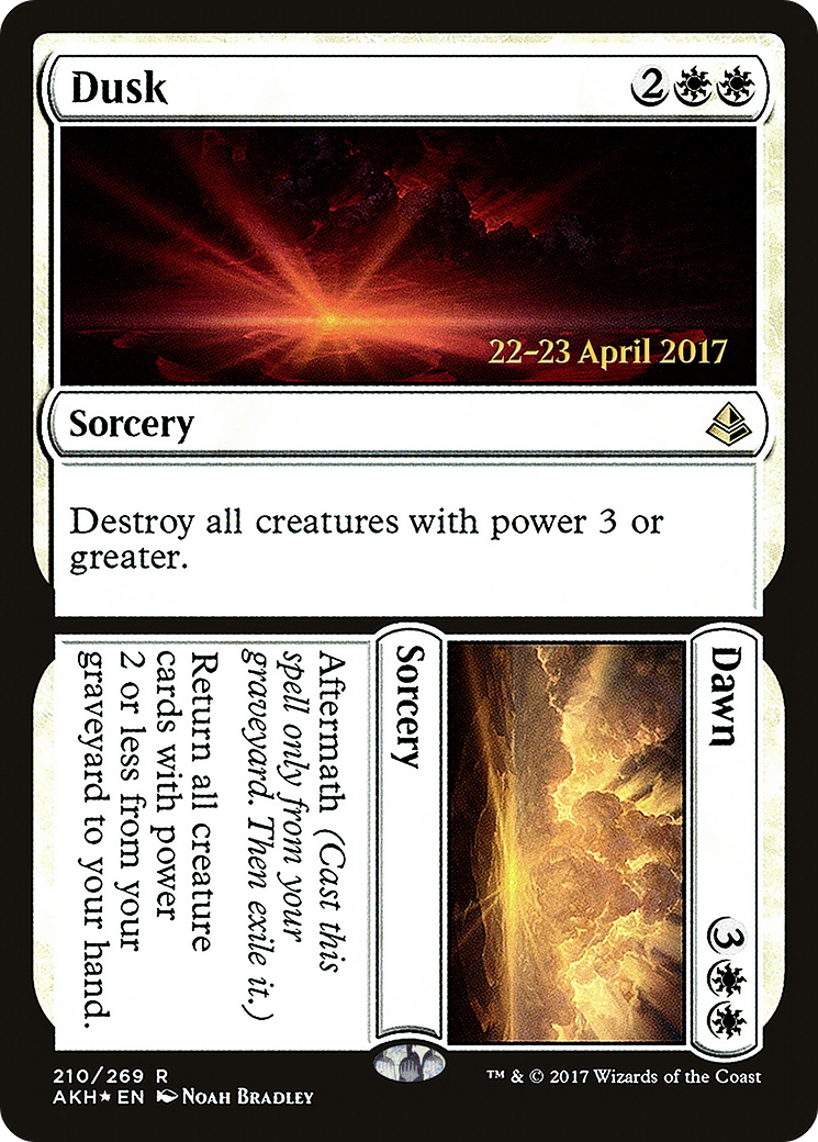 Dusk // Dawn (PRE-210) - Amonkhet Promos Foil