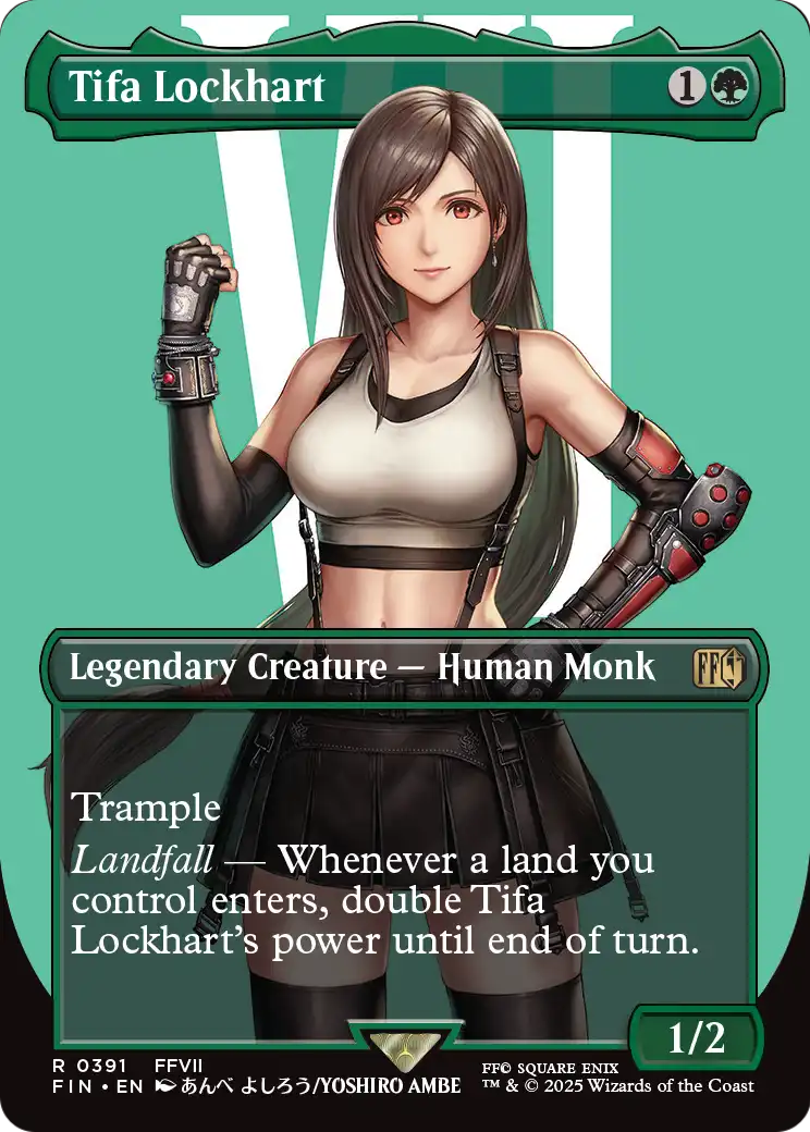 Tifa Lockhart (Borderless) (FIN-391) - FINAL FANTASY Foil