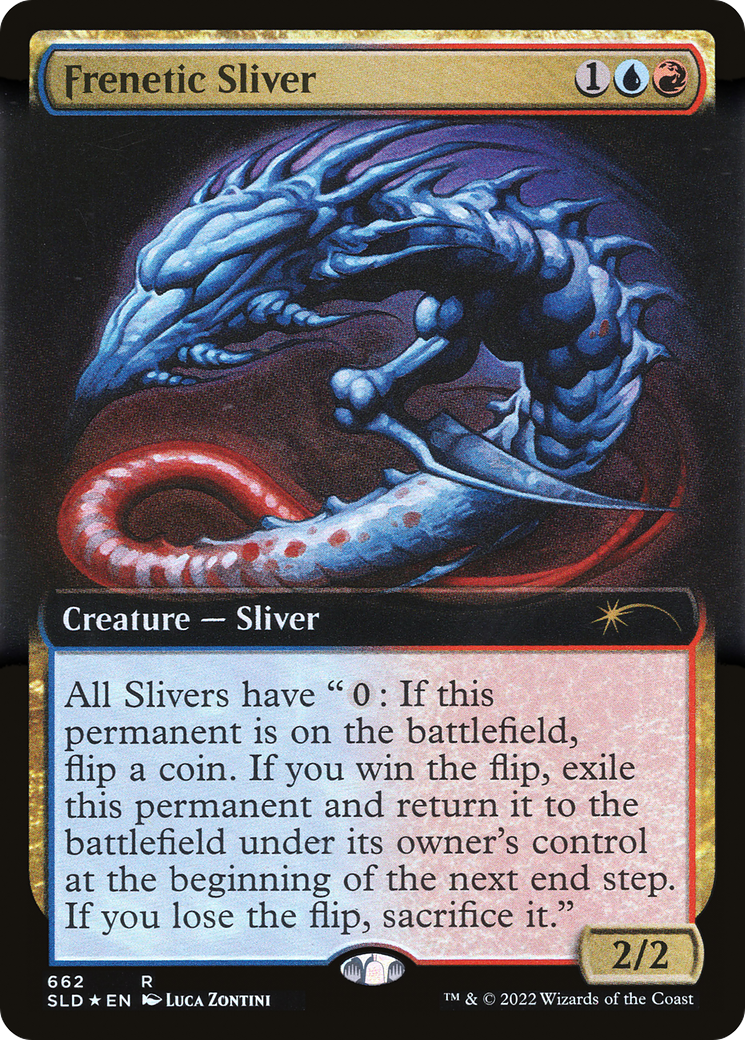 Frenetic Sliver (Extended Art) (SLD-662) - Secret Lair Drop: (Extended Art) Foil