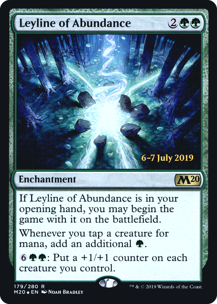 Leyline of Abundance (PRE-179) - Core Set 2020 Promos Foil