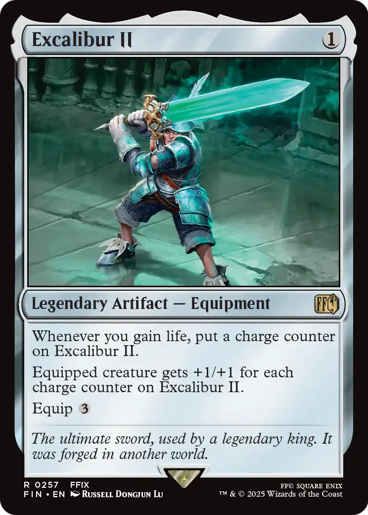 Excalibur II (FIN-257) - FINAL FANTASY Foil
