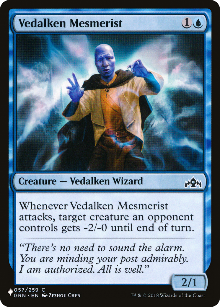 Vedalken Mesmerist (LIST-057/259) - The List Reprints