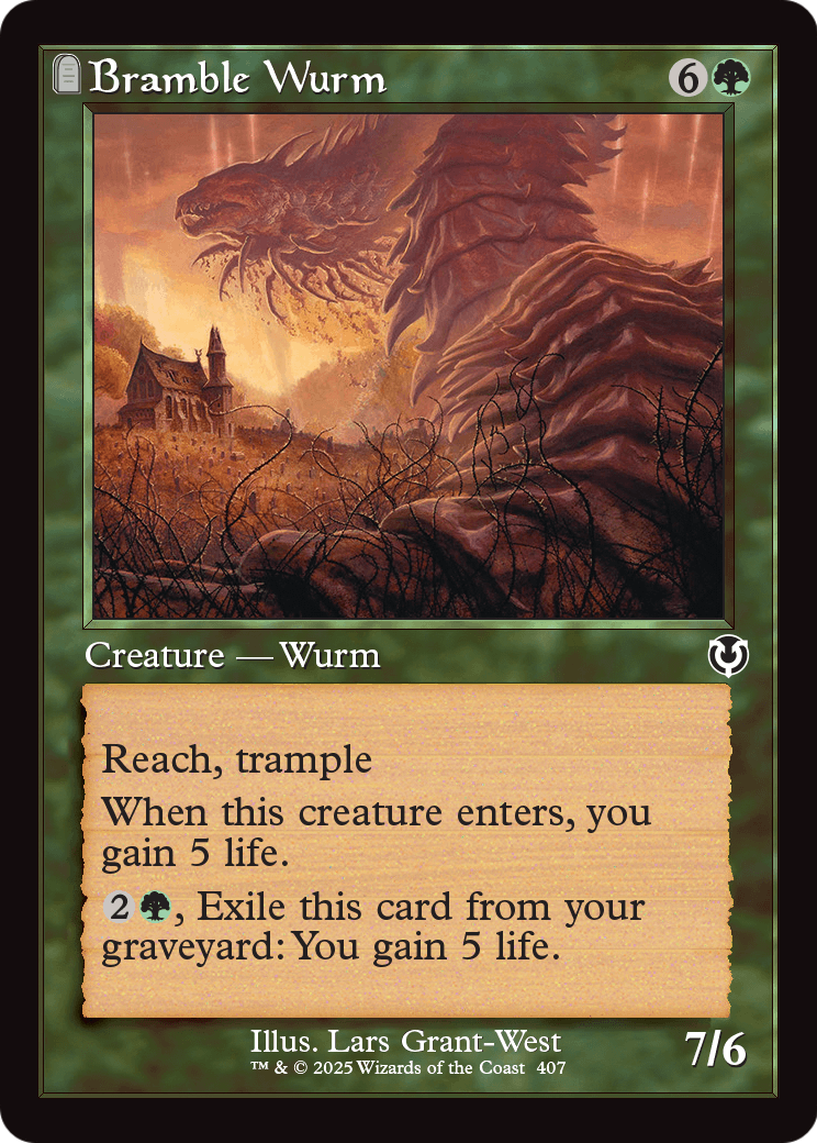 Bramble Wurm (Retro Frame) (INR-407) - Innistrad Remastered
