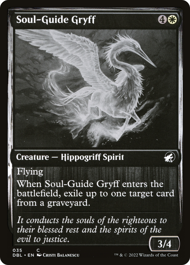 Soul-Guide Gryff (DBL-035) - Innistrad: Double Feature Foil