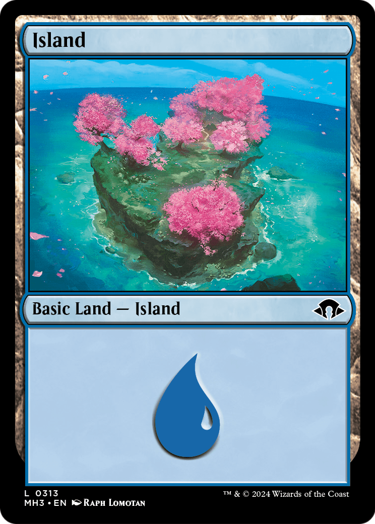 Island (0313) (MH3-313) - Modern Horizons 3 Foil