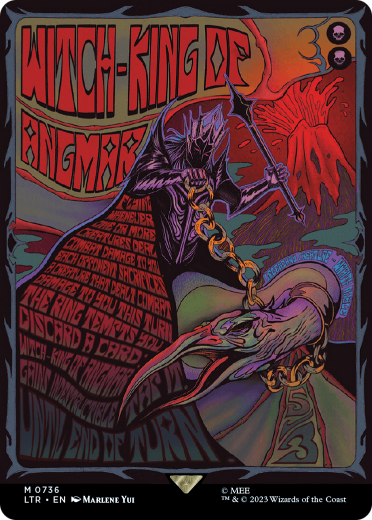 Witch-king of Angmar (Borderless Poster) (LTR-736) - The Lord of the Rings: Tales of Middle-earth Foil