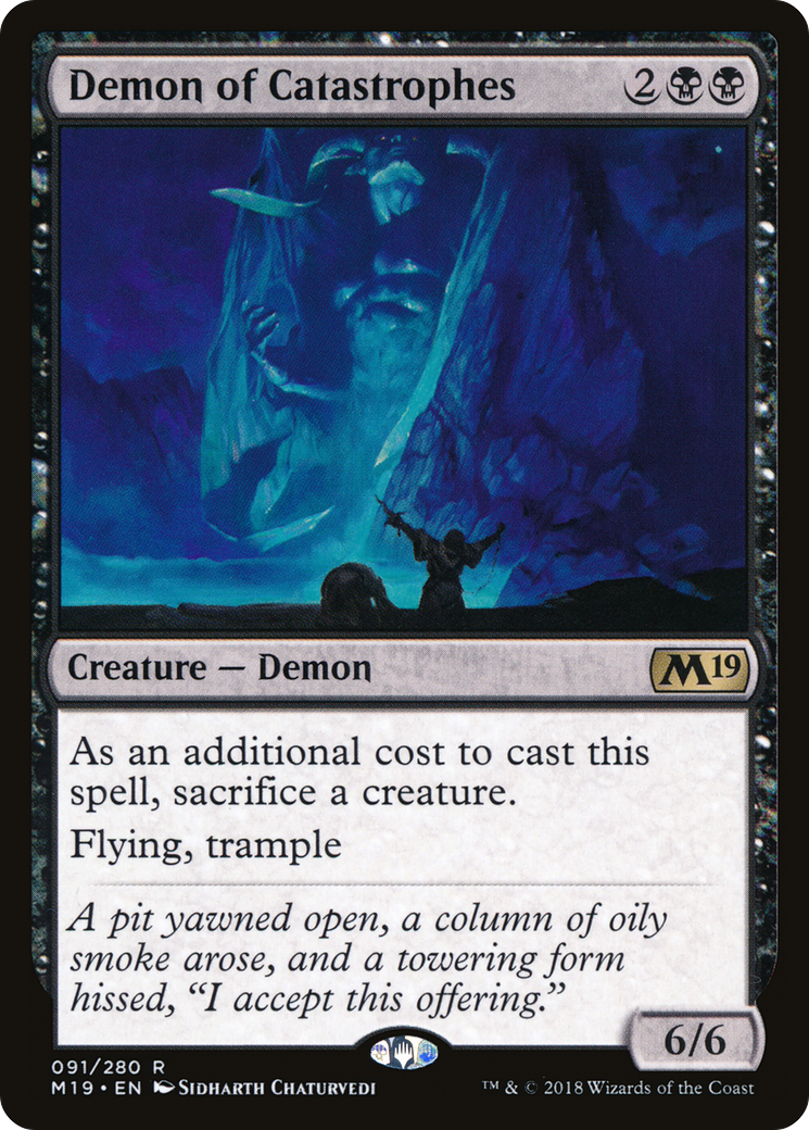 Demon of Catastrophes (M19-091) - Core Set 2019