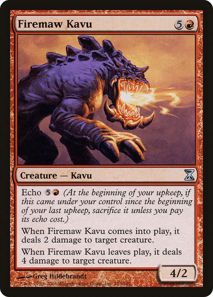 Firemaw Kavu (TSP-153) - Time Spiral Foil