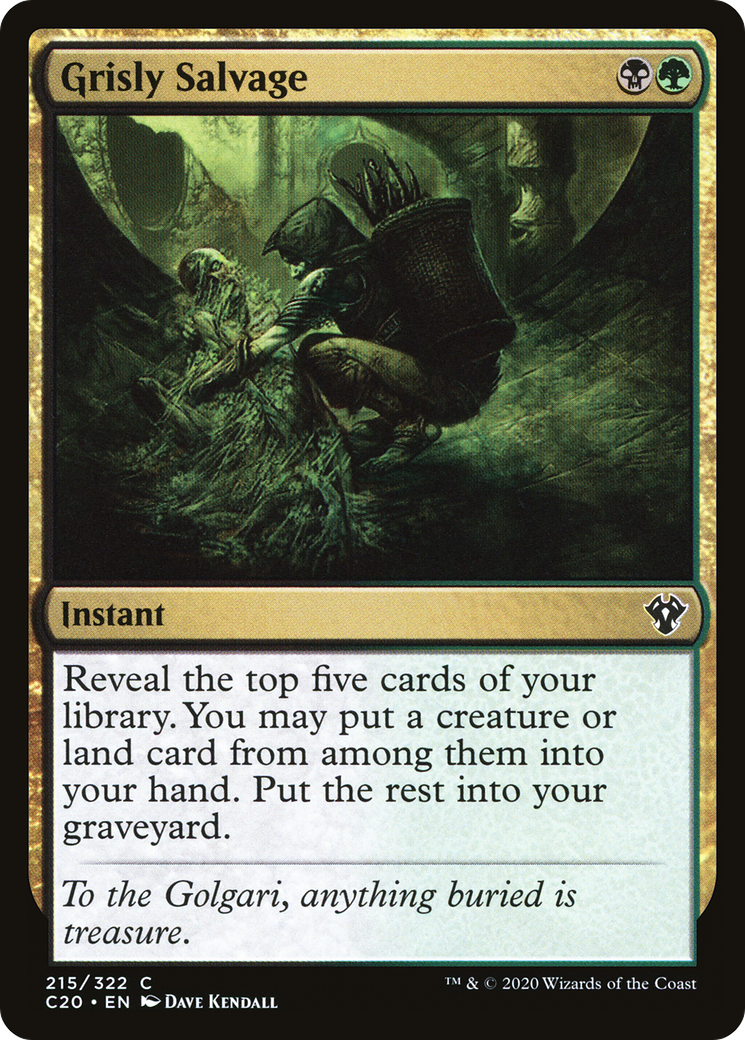 Grisly Salvage (C20-215) - Commander 2020