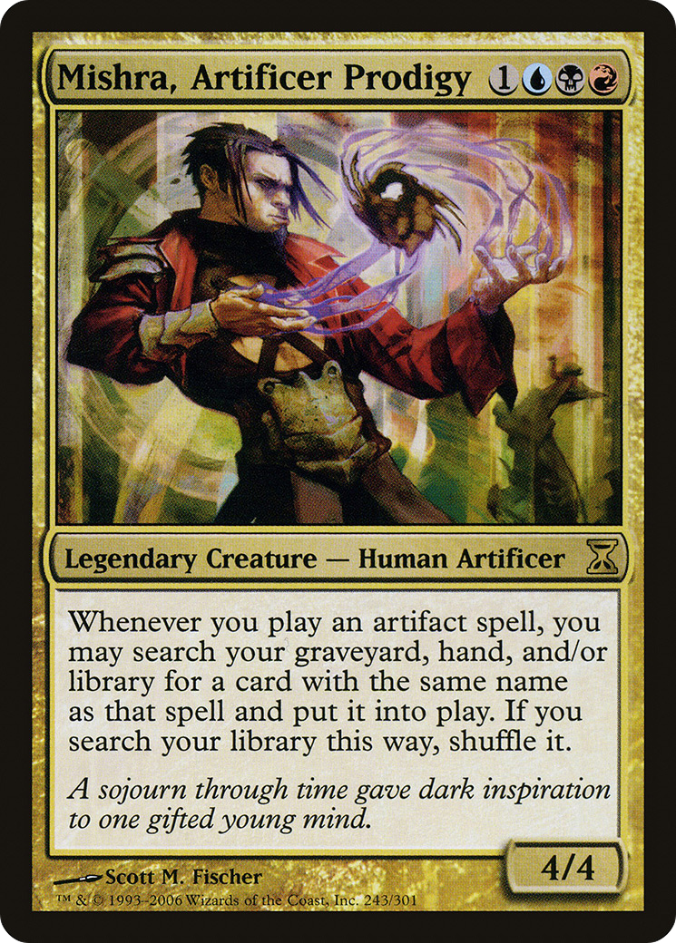 Mishra, Artificer Prodigy (TSP-243) - Time Spiral