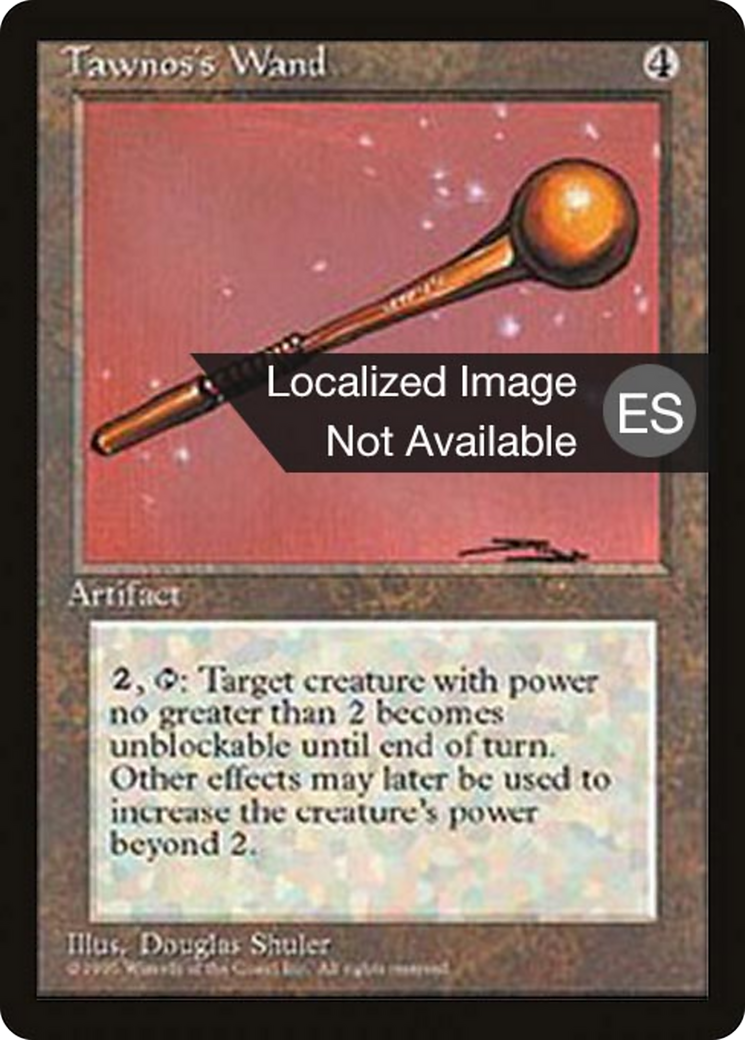 Tawnos's Wand (4BB-) - Fourth Edition Foreign Black Border