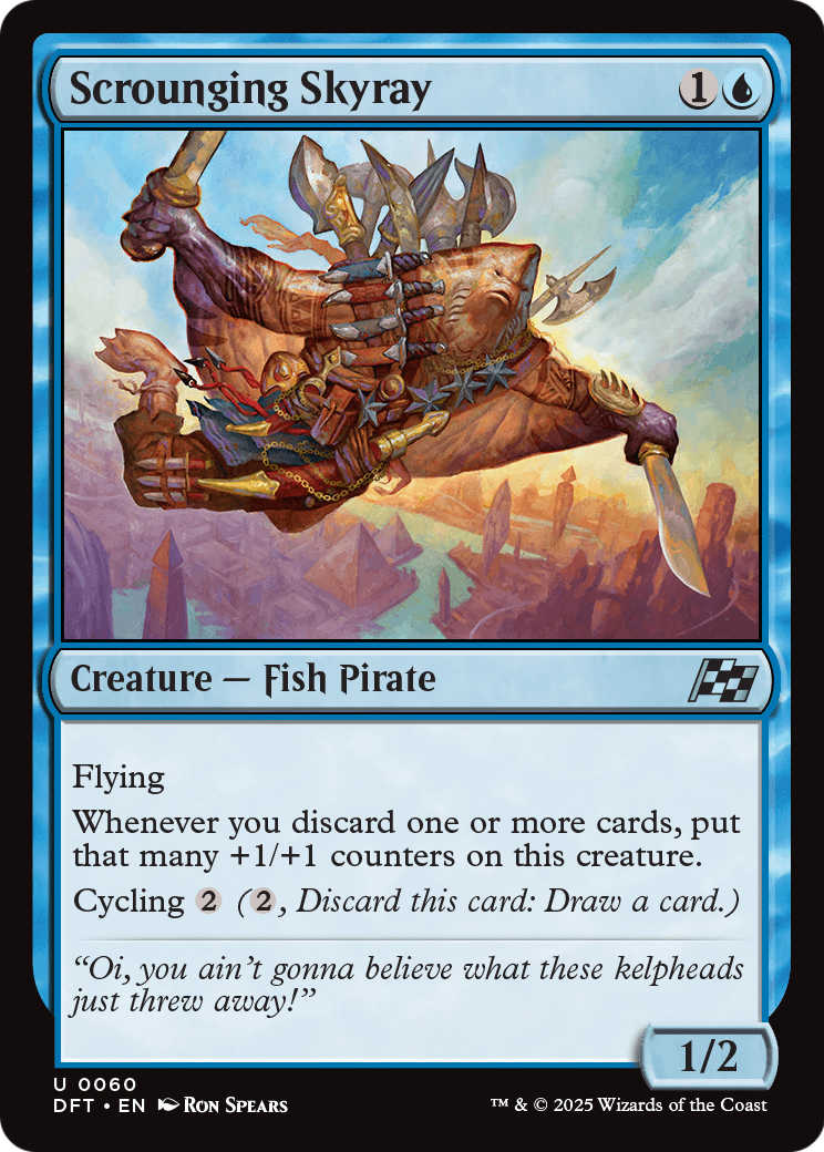 Scrounging Skyray (DFT-060) - Aetherdrift Foil