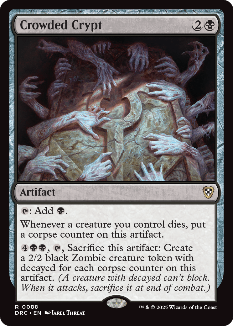 Crowded Crypt (DRC-088) - Commander: Aetherdrift