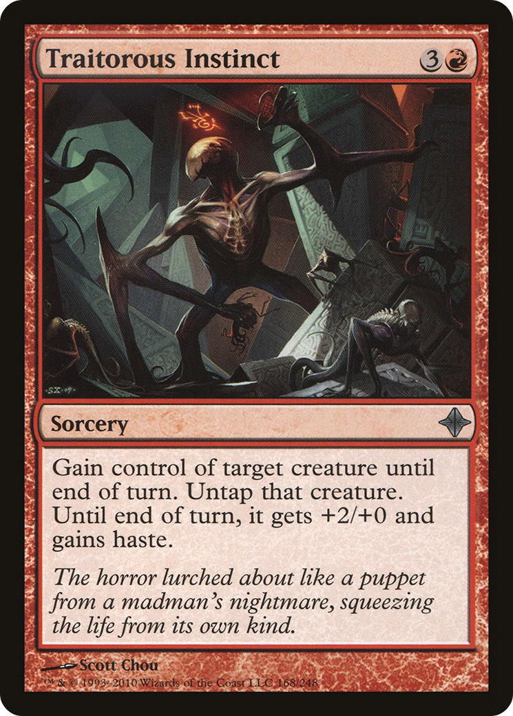 Traitorous Instinct (ROE-168) - Rise of the Eldrazi Foil