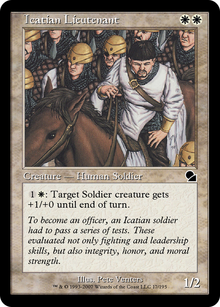 Icatian Lieutenant (ME1-017) - Masters Edition