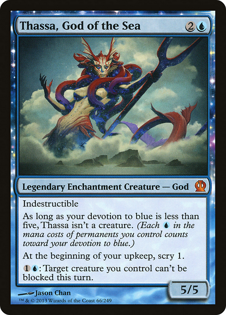 Thassa, God of the Sea (THS-066) - Theros: (enchantment) Foil