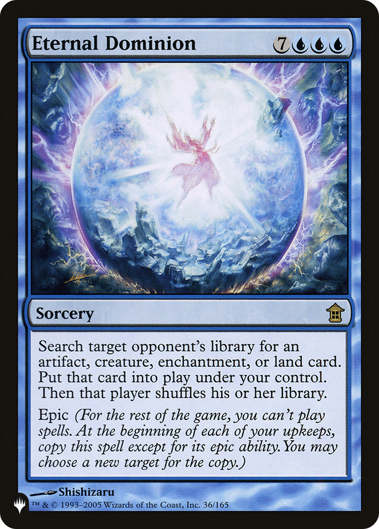 Eternal Dominion (LIST-36/165) - The List