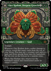 Ojer Kaslem, Deepest Growth (Showcase) (LCI-318) - The Lost Caverns of Ixalan: (Showcase) Foil