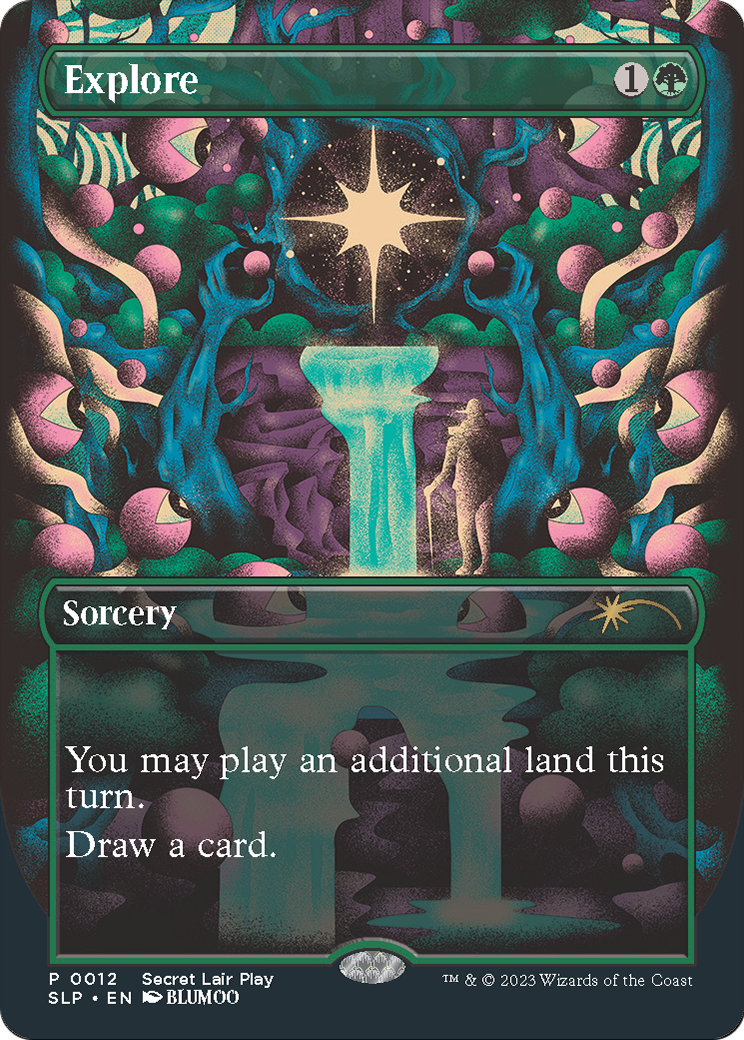 Explore (SLP-012) - Secret Lair Showdown (Borderless)