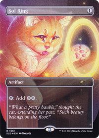 Sol Ring (1512) (SLD-1512) - Secret Lair Drop (Borderless) Foil