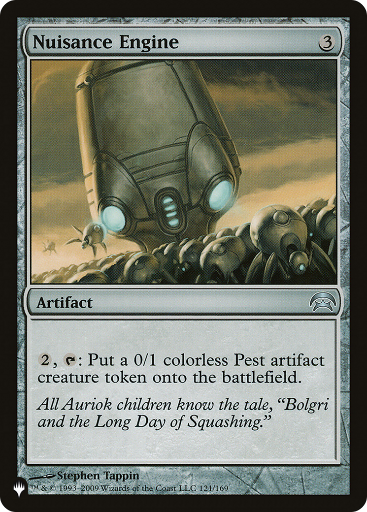 Nuisance Engine (LIST-121/169) - The List