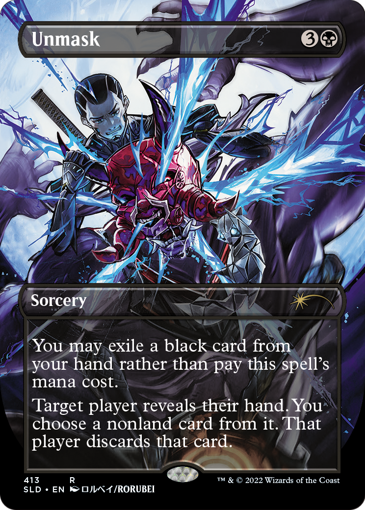 Unmask (SLD-413) - Secret Lair Drop (Borderless) Foil