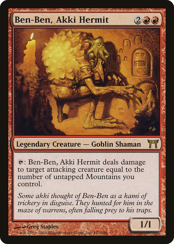 Ben-Ben, Akki Hermit (CHK-157) - Champions of Kamigawa Foil