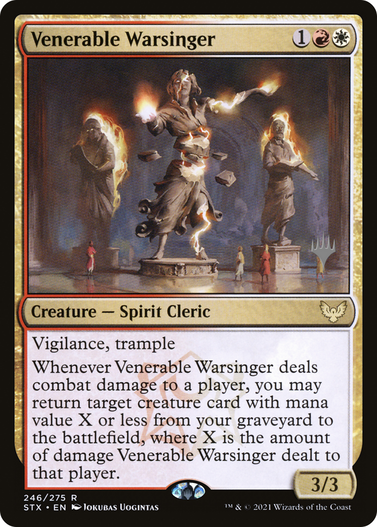 Venerable Warsinger (PPSTX-246) - Strixhaven: School of Mages Promos Foil