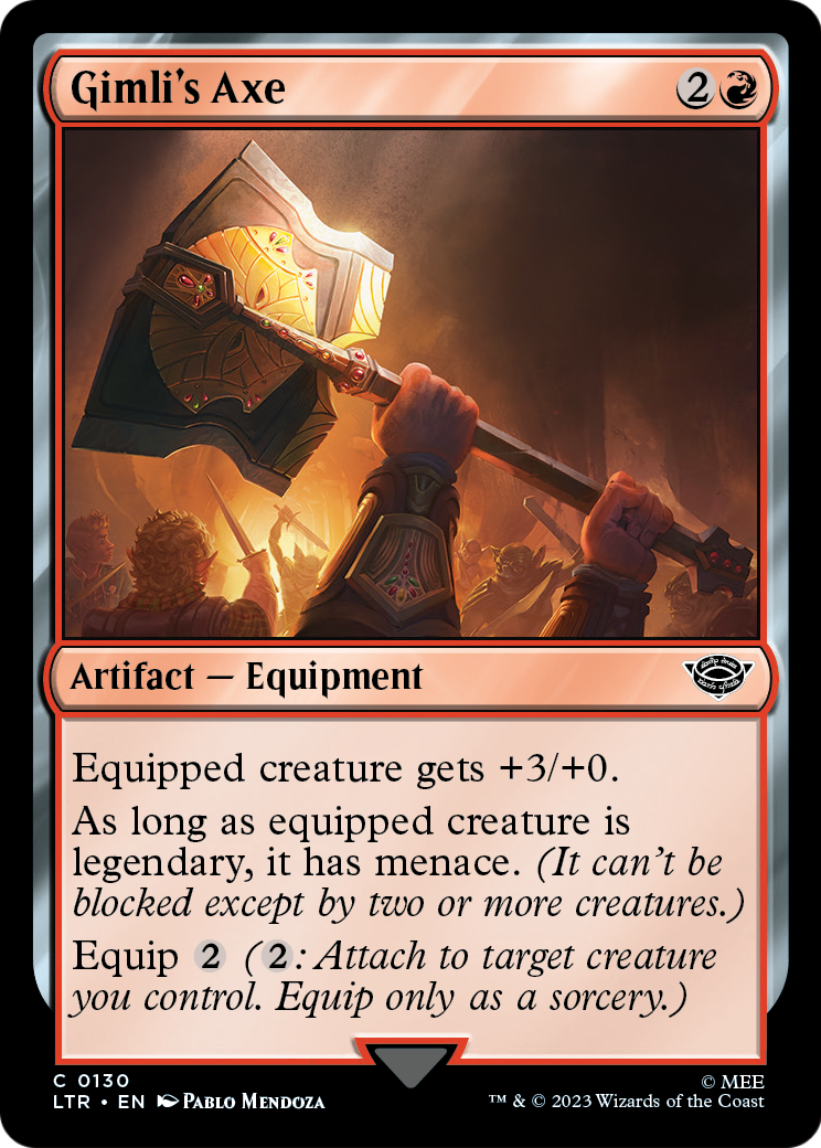 Gimli's Axe (LTR-130) - The Lord of the Rings: Tales of Middle-earth