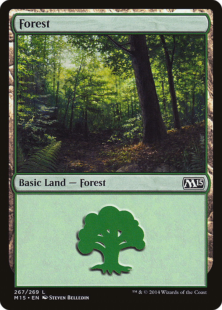 Forest (267) (M15-267) - Magic 2015 Foil