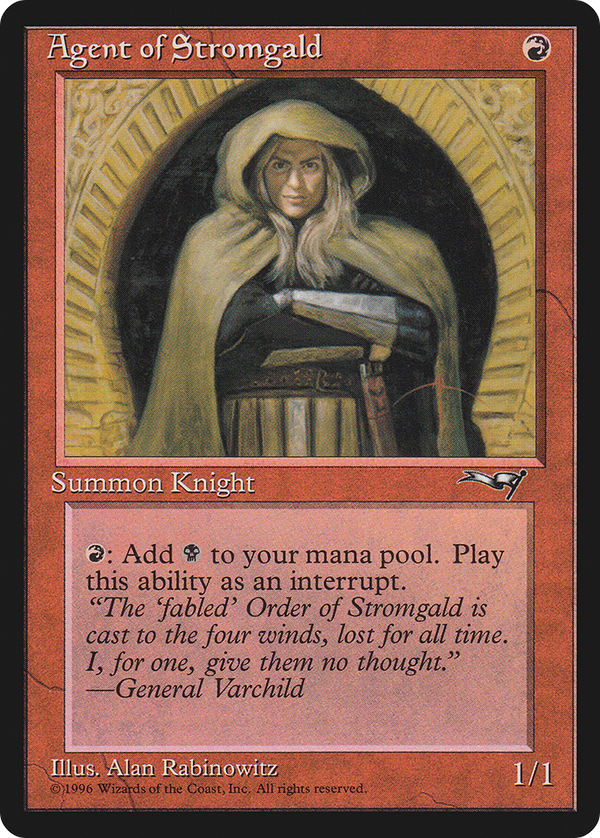 Agent of Stromgald (ALL-095) - Alliances