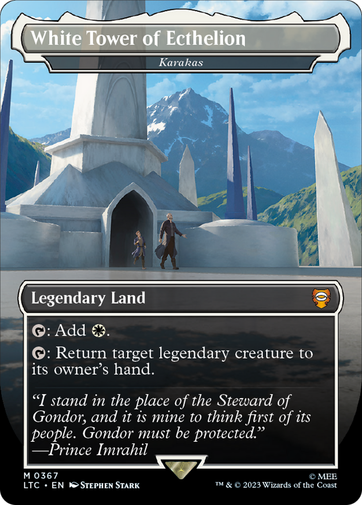 White Tower of Ecthelion - Karakas (LTC-367) - Tales of Middle-earth Commander / White Tower of Ecthelion (Borderless)