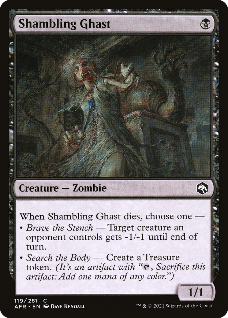 Shambling Ghast (AFR-119) - Adventures in the Forgotten Realms Foil