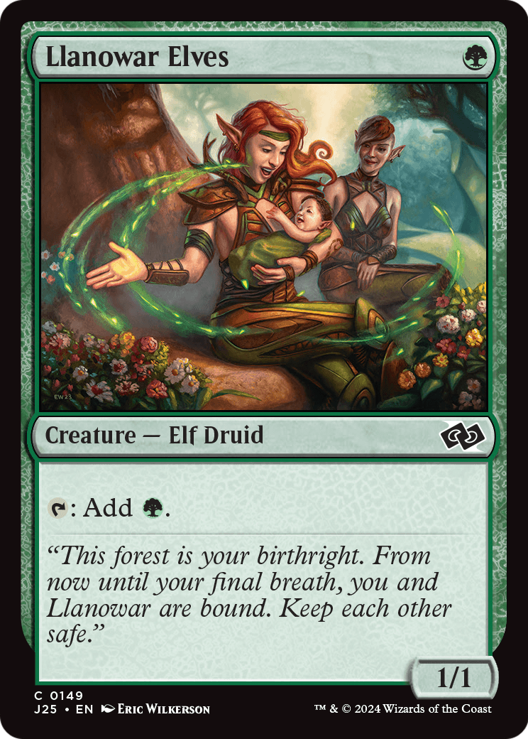Llanowar Elves (J25-149) - Foundations Jumpstart